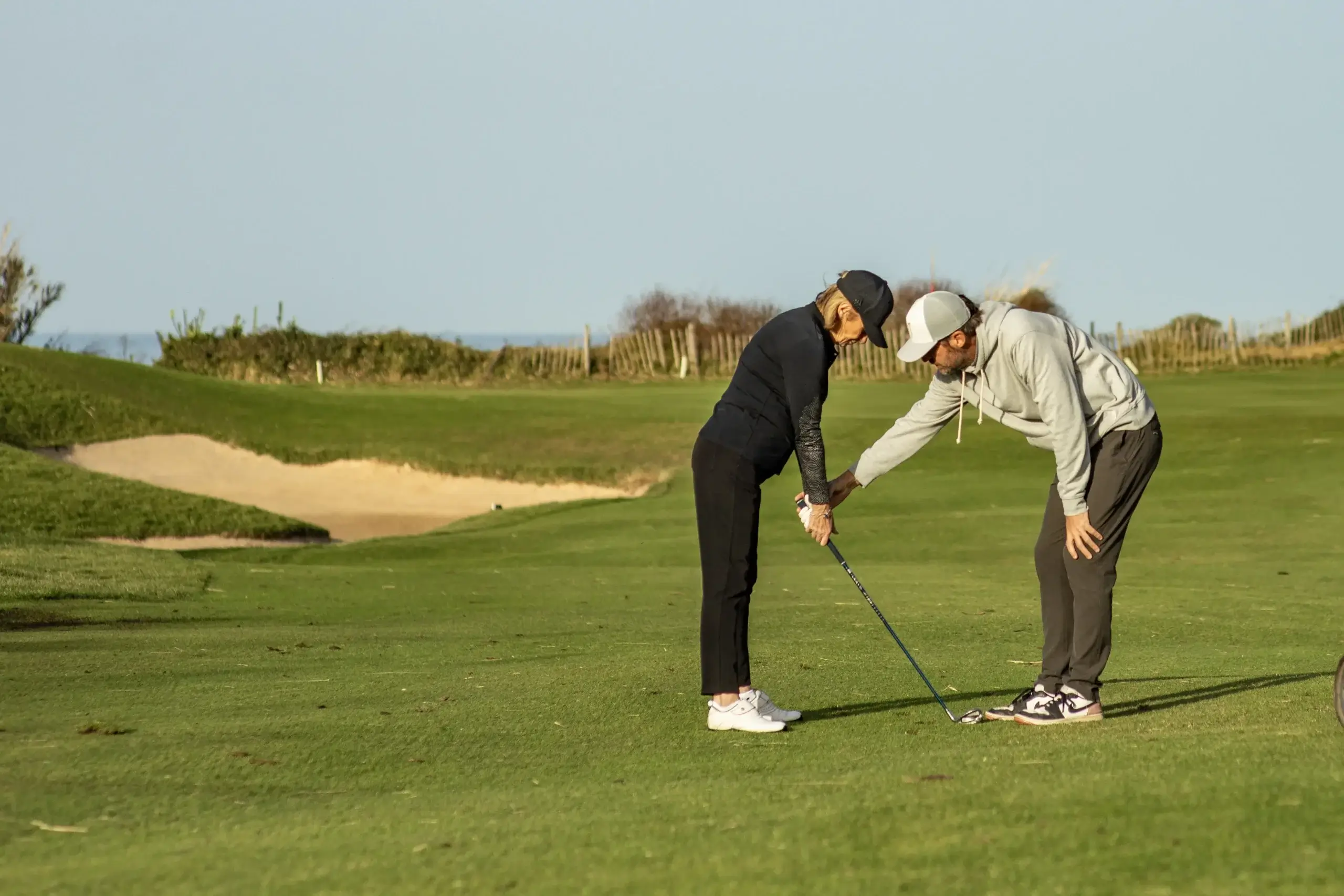 attaque de green au golf d’ilbarritz