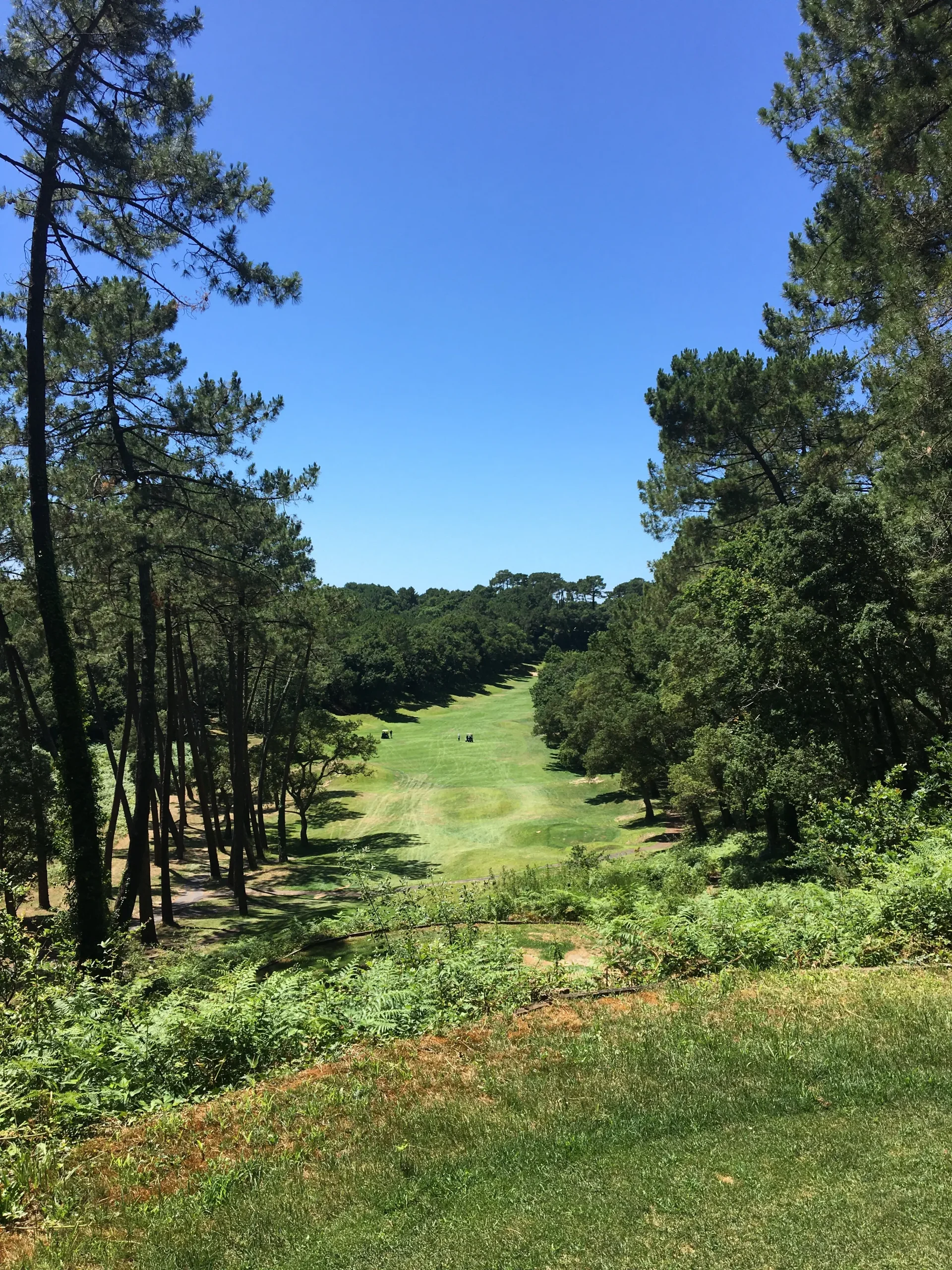 départ trou 1 du golf de Seignosse