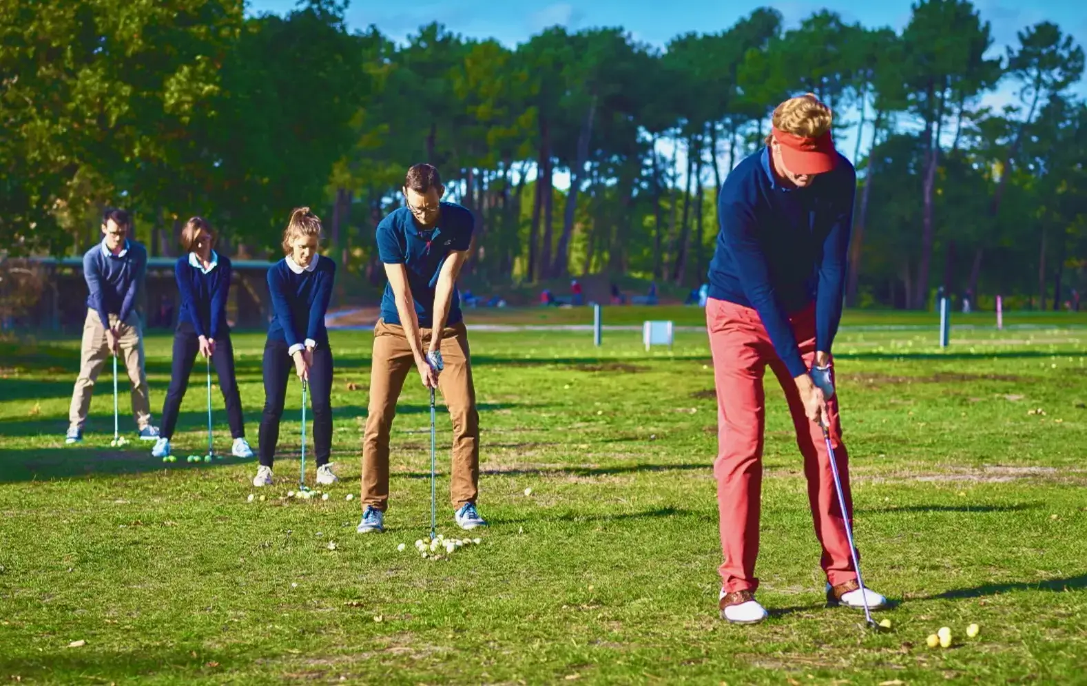 golfeurs coaching pratice