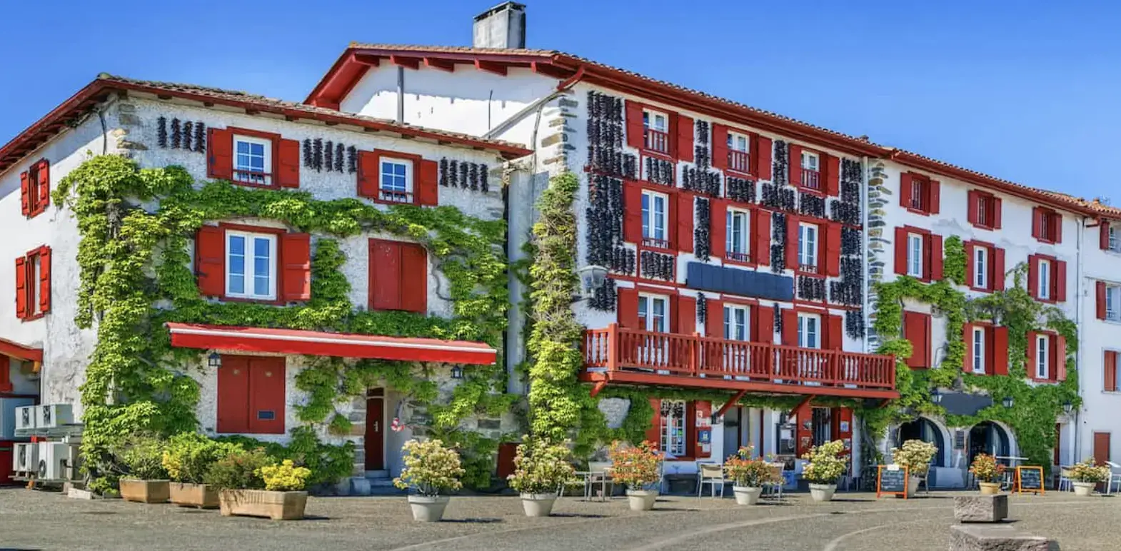 hôtel dans le village d’Espelette