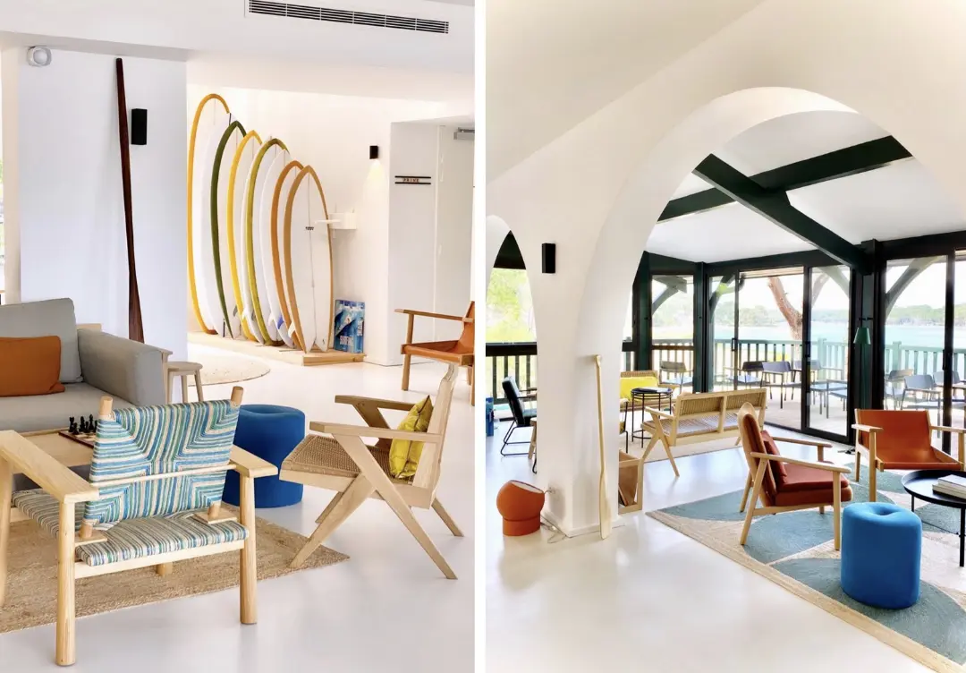 Intérieur hôtels les Hortensia à Hossegor