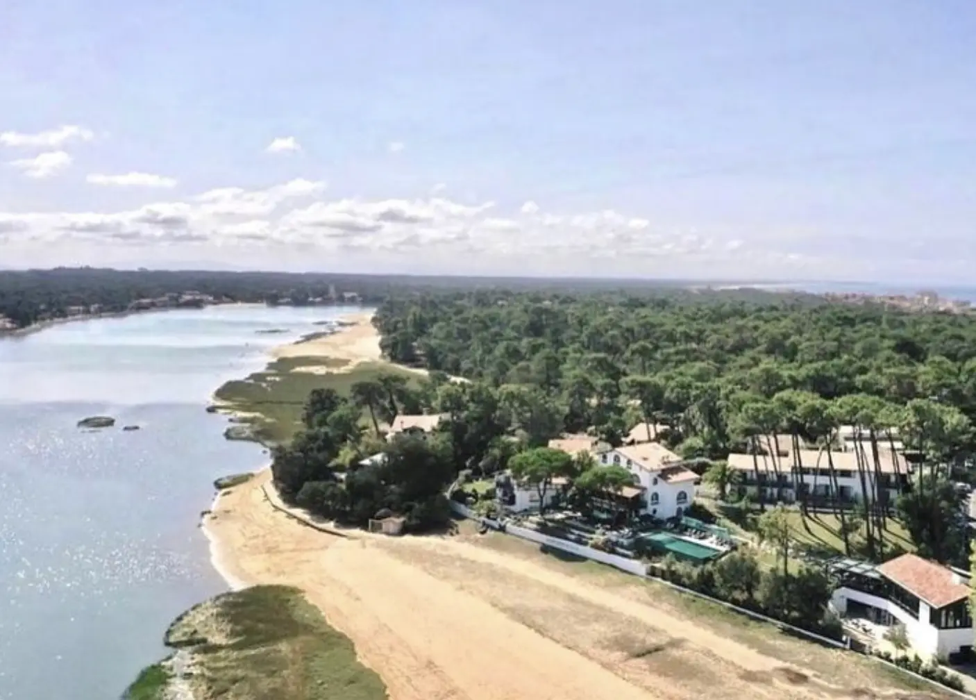 Vue du lac d’Hossegor