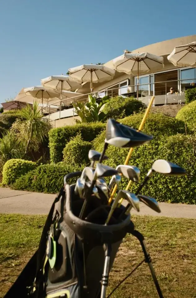 Vue Restaurant le Birdie golf d’ilbarritz