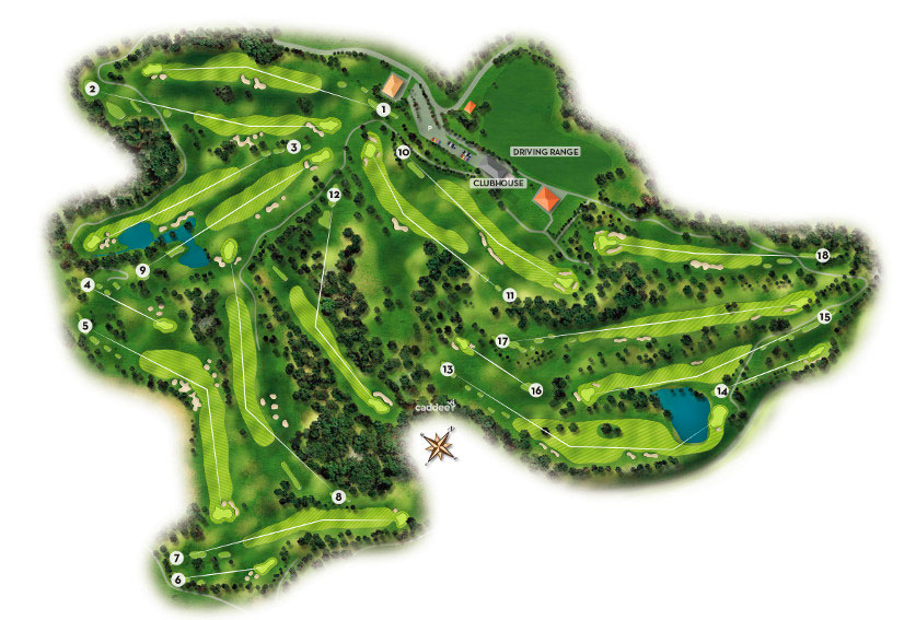 plan du parcours Basozabal
