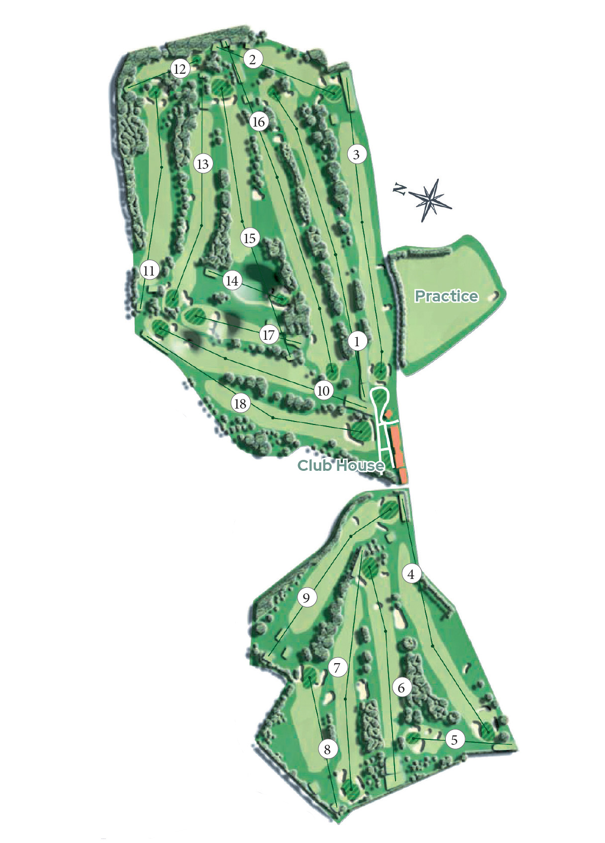 plan Golf Le Phare