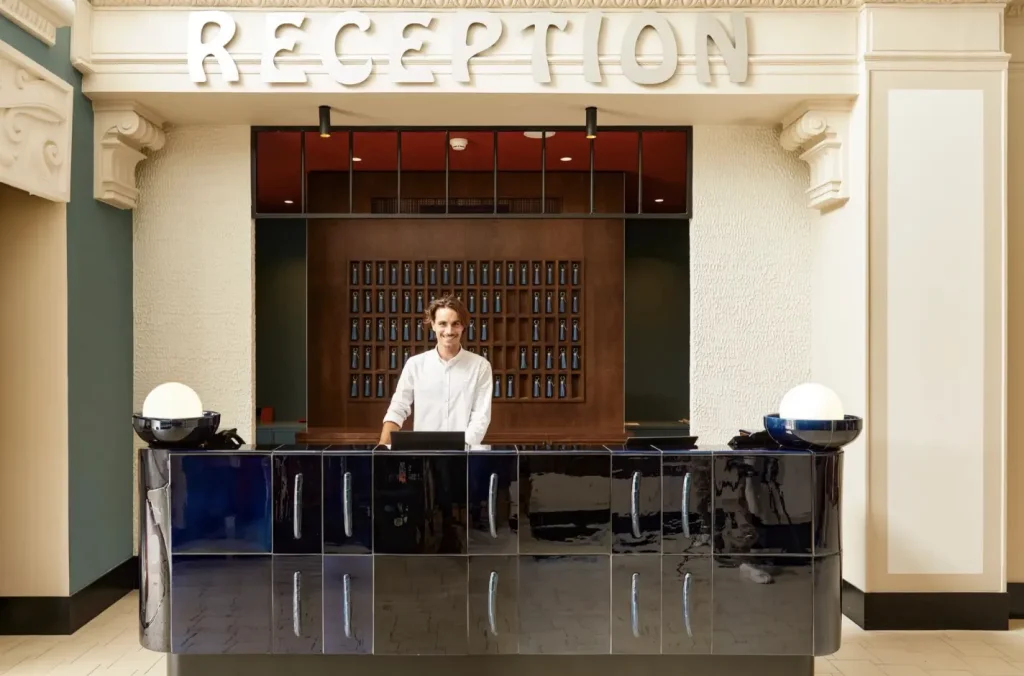 réception d'un Hôtel