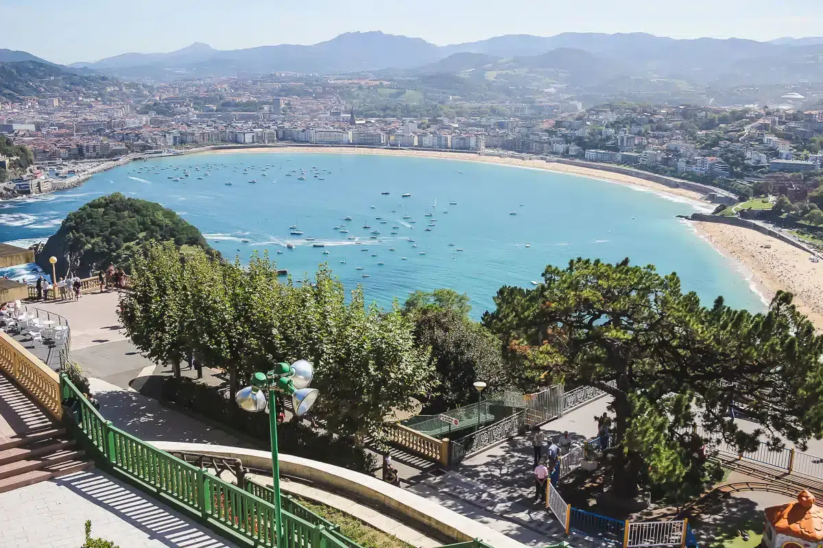 Vue de la Baie de San Sébastian