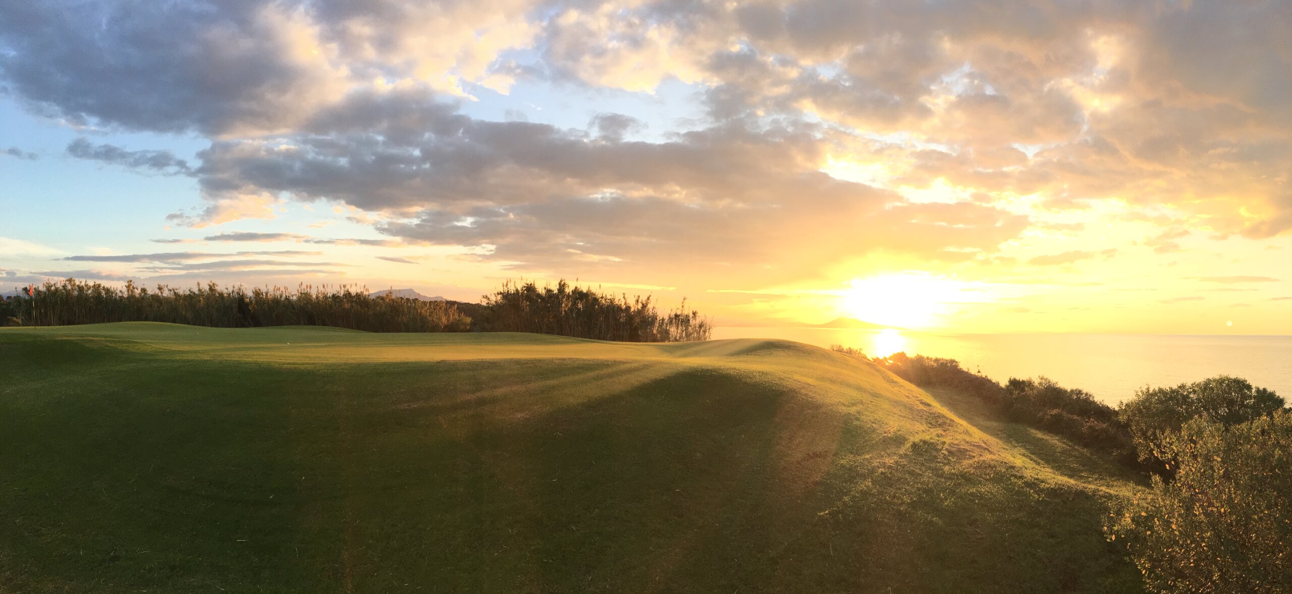 Couché de soleil sur le Golf d’Ilbarritz