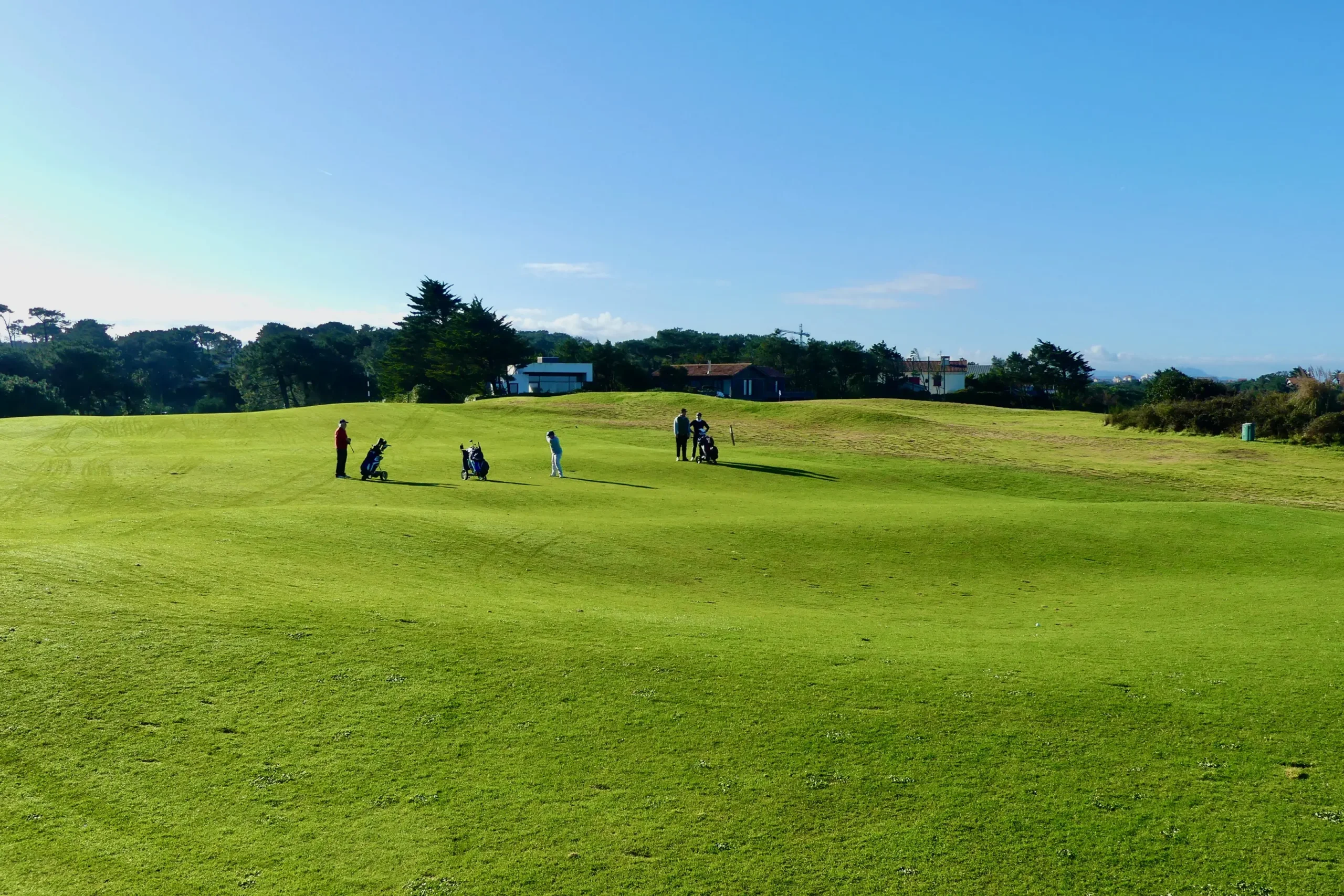 golfeurs golf de chiberta